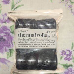 Kitsch Ceramic Thermal Rollers - Sleek Black